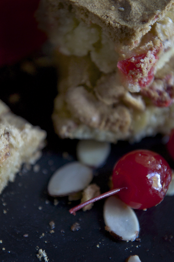 Cherry and almond cookies out of my great grandmother's collection