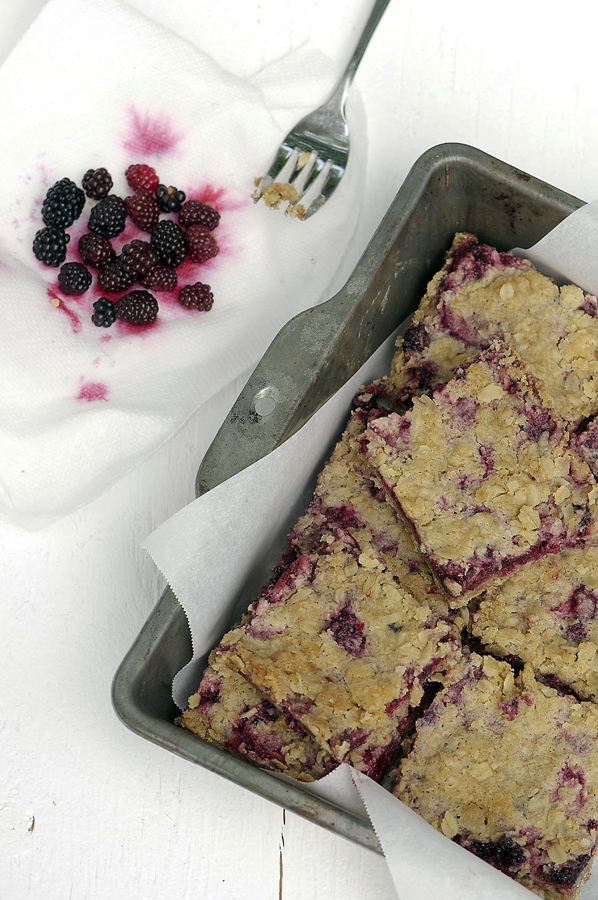 Blackberry Crumb Breakfast Bars